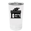 White Sublimatable 16 oz. Polar Camel Pint with Slider Lid Thumbnail