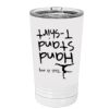 White Sublimatable 16 oz. Polar Camel Pint with Slider Lid Thumbnail