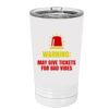 White Sublimatable 16 oz. Polar Camel Pint with Slider Lid Thumbnail