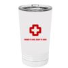 White Sublimatable 16 oz. Polar Camel Pint with Slider Lid Thumbnail