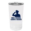 White Sublimatable 16 oz. Polar Camel Pint with Slider Lid Thumbnail