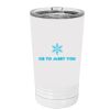 White Sublimatable 16 oz. Polar Camel Pint with Slider Lid Thumbnail