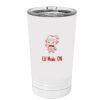 White Sublimatable 16 oz. Polar Camel Pint with Slider Lid Thumbnail